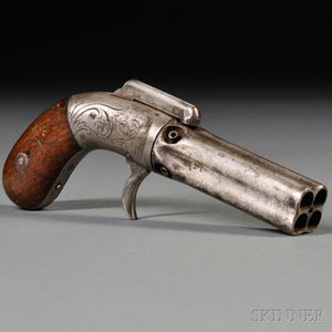 Allen & Wheelock Four-shot Pepperbox Pistol