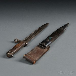 Model 1895 Winchester-Lee Navy Bayonet, Scabbard, and Frog