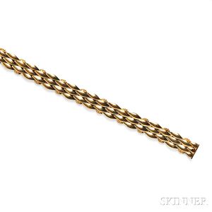 18kt Gold Bracelet, Georg Jensen