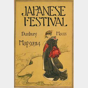 American School, 20th Century Poster Design: Japanese Festival/Duxbury Mass/May 9, 1914