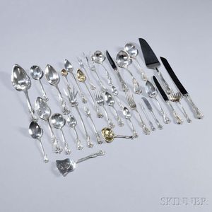 Towle "Old Colonial" Pattern Sterling Silver Flatware Service