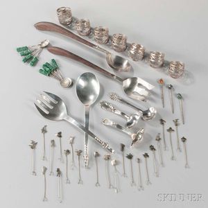 Group of Mexican Sterling Silver Tableware