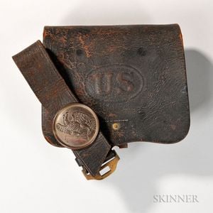 U.S. Leather Cartridge Box