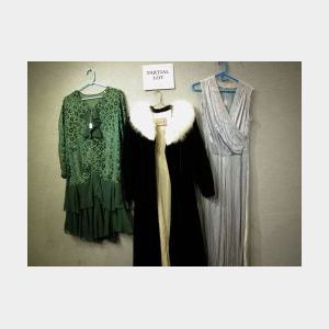 Eight Vintage 1910s-1930s Womens Dresses and Coats.