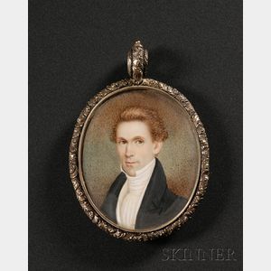 Portrait Miniature of a Gentleman with Ginger-colored Hair