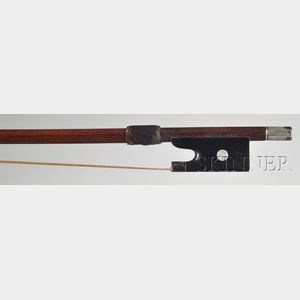 Silver Mounted Violin Bow, Otto Hoyer Workshop