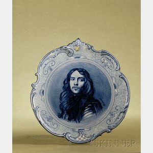 Royal Bonn "Delft" Decorated Pottery Wall Plaque