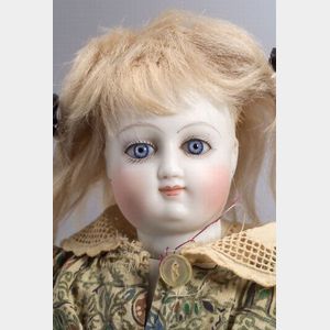 French Bisque Swivel Neck Lady Doll