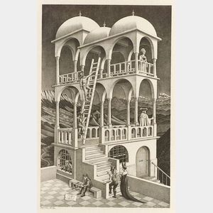 Maurits Cornelius Escher (Dutch, 1898-1972) Belvedere