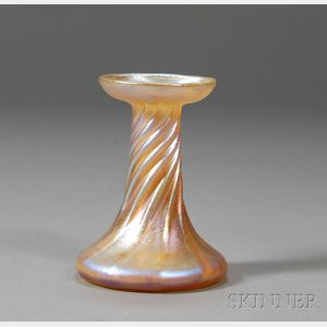 Tiffany Candlestick Vase