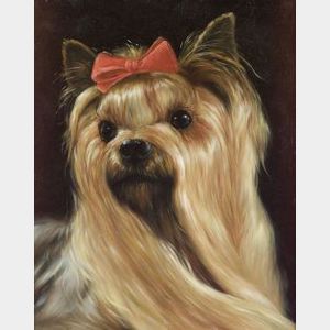 American School, 20th Century Portrait of a Terrier