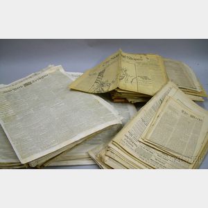 Collection of 19th Century Newspaper and Periodicals.