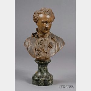 Terra-cotta Bust of a French Nobleman