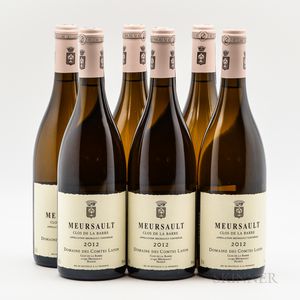 Comtes Lafon Meursault Clos de la Barre 2012, 6 bottles