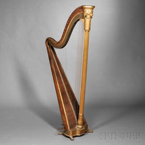 French Single -action Concert Harp, Erard Freres, Paris, 1803