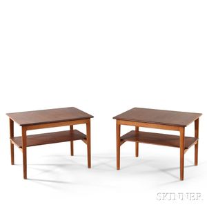 Two Hans Wegner Side Tables