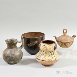 Four Pottery Vessels