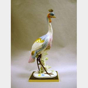 Italian Porcelain Figural Bird.