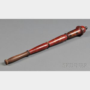 Turned and Painted Truncheon