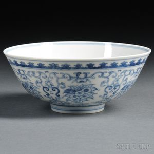 Blue and White Doucai Bowl