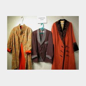 Late Victorian and Early 20th Century Mens Robe, Smoking Jacket and Coat.