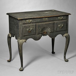 Black-painted Cherry Dressing Table