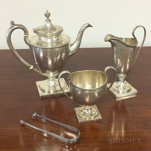 S. Kirk & Son Three-piece Sterling Silver Coffee Set
