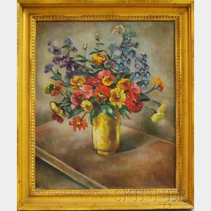 Hazel Finck (American, 1894-1977) Midsummer Flowers