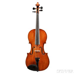 French Violin, F. Contal, Mirecourt, c. 1830