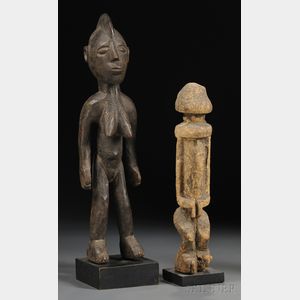 Two African Carved Wood Figures