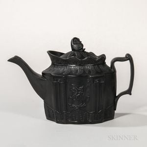 Eastwood Black Basalt Teapot and Cover