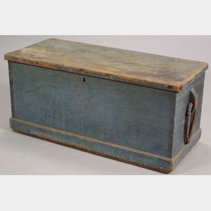 Blue Painted Sea Chest