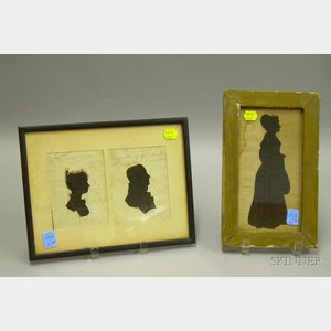Two Framed 19th Century Silhouettes