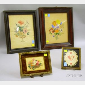 Four Framed Decorative Items