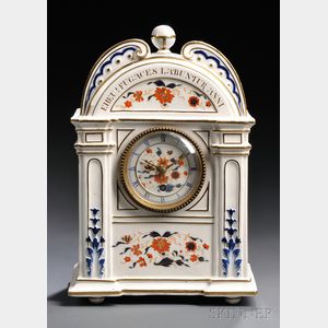 Wedgwood Queen's Ware Mantel Clock