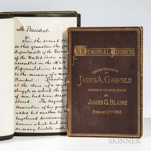 Blaine, James G. (1830-1893) James A. Garfield, Memorial Address.