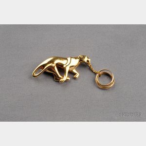 18kt Gold "Panthere" Pin, Cartier, France