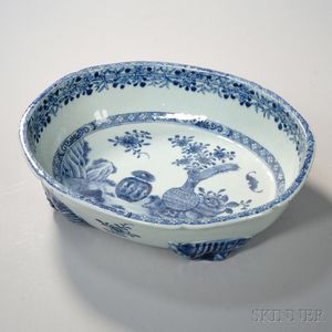 Export Porcelain Footed Serving Dish