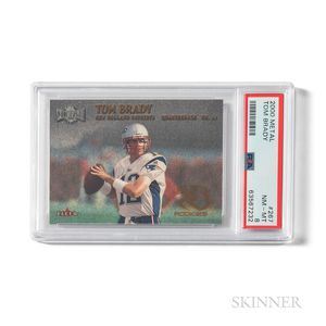 2000 Fleer Metal Tom Brady Rookie, Card, #267