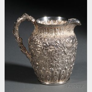 J.E. Caldwell & Co. Sterling Repousse Pitcher