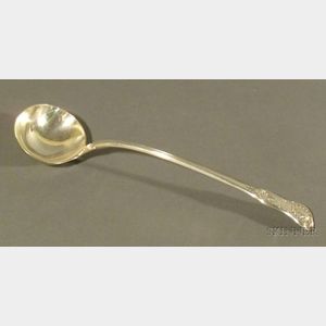 Late William IV Silver Soup Ladle