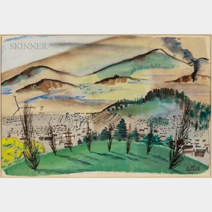 Rex Jesse Ashlock (American, 1918-1999) Summer Landscape, California