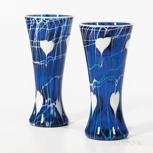 Two Imperial Art Glass Vases