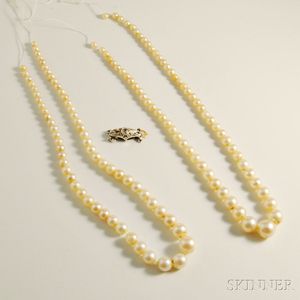Double-strand of Cultured Pearls