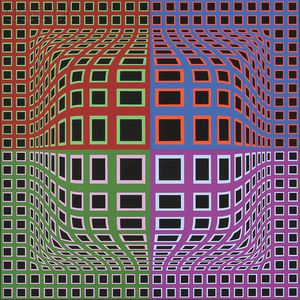 Victor Vasarely (French/Hungarian, 1906-1997) Untitled