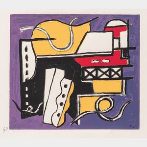 After Fernand Léger (French, 1881-1955) Three Plates from the Album of 10 Serigraphs