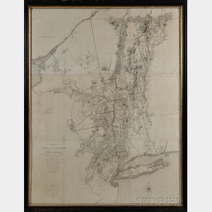 Sauthier, Claude Joseph (1736-1802) Chorographical Map of the Province of New York in North America