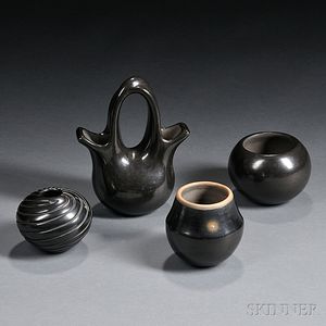 Four Contemporary Pottery Vessels