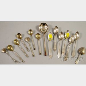 Fifteen Russian and Possibly Hungarian Spoons