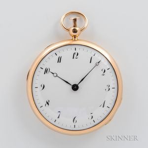 18kt Gold Quarter-repeating Open-face Watch
